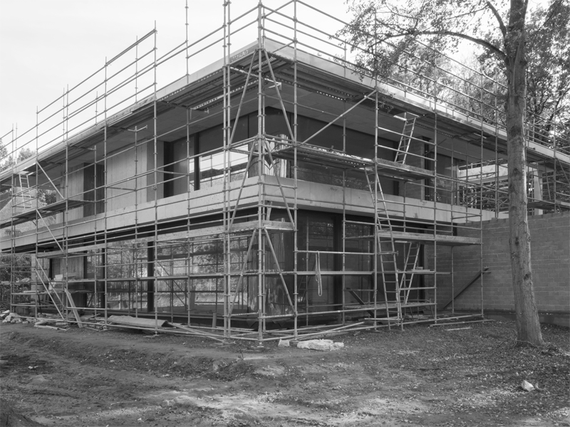 villa snow. new building